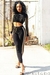 Imagem do Conjunto de agasalho feminina,cropped curta com listras laterais+calça