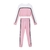 Conjunto de agasalho feminina,cropped curta com listras laterais+calça - comprar online