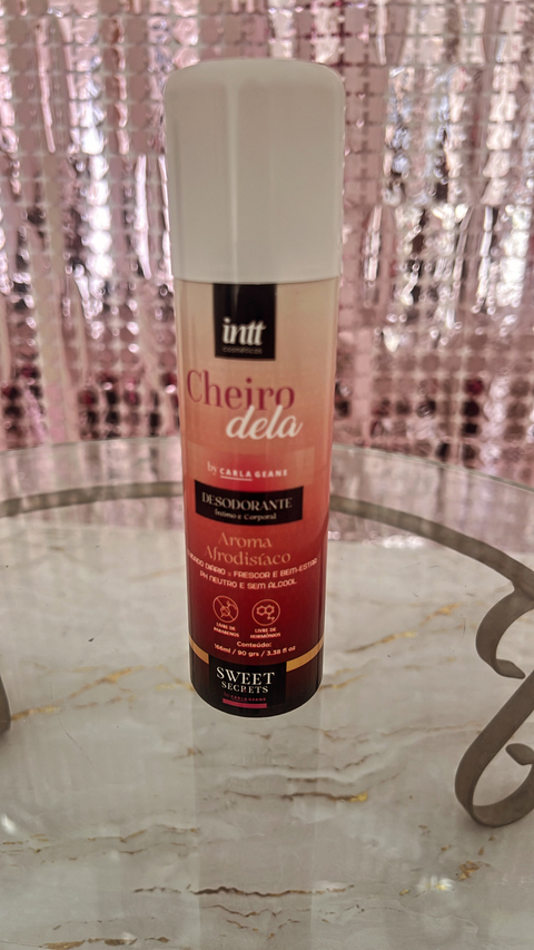 Cheiro Dela Desodorante Íntimo e Corporal 166ml linha Sweet Secrets intt