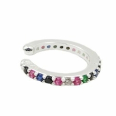 Ear cuff micropave multicolor