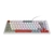 Teclado Mecanico 75% Pcyes Kirin White Ghost - Switch Blue - Led Rainbow