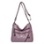 Bolsa de ombro tiracolo multibolso feminino, couro macio, bolsas de luxo, bolsa