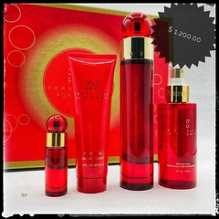 Set Perry Ellis 360 Red 4 pzs dama