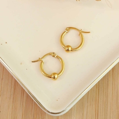 ARGOLLAS DORADAS AINARA CON BOLITA