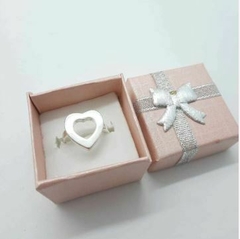 ANILLO CORAZON CALADO GRANDE