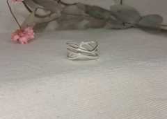 ANILLO ACERO BLANCO TRIPLE