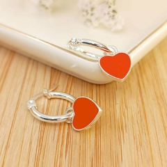 ARGOLLAS CORAZON ROJO