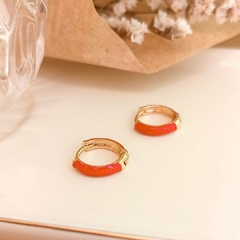 ARGOLLAS GOTH DORADAS CON ROJO