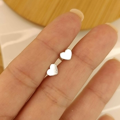 AROS MINI CORAZON LISO