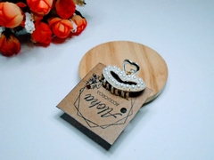 GANCHITOS PLATEADOS CON PERLAS - Aloha Accesorios