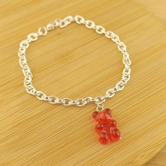 Pulsera Gummy Rojo
