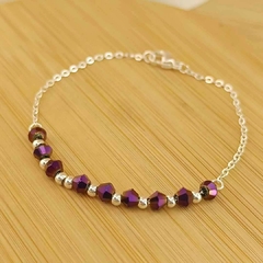 Pulsera piedras Violeta