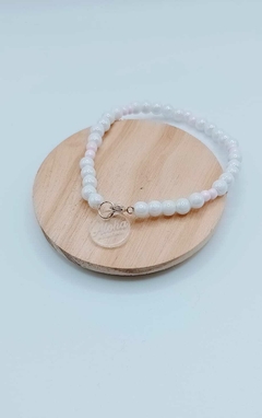 Pulsera Sofia - bolitas blancas - comprar online