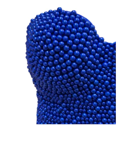 CROP TOP DE PERLAS - comprar en línea