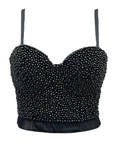 CROP TOP DE PERLAS - Dreams Fashion