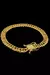 Pulseira Lacraia 9mm Com Fecho Duplo 20,0g Banhado A Ouro 18k - comprar online