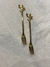 Mini Tenedor Hojas Gold postre, picadas Set X 6 Acero Dorado - Cúrcuma Shop 