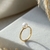 Anel Pérola em Ouro 18k