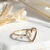 Anel Coração em Ouro 18k - comprar online