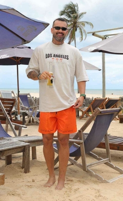 Camiseta Oversized Los Angeles na internet