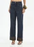 Calça Jeans Leoni low com Dobra na internet