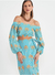 Blusa Listrada com Bordado