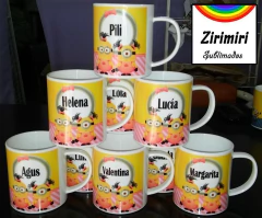 Taza Minions Rosa y Azul - tienda online