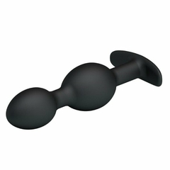 PLUG ANAL SILICONA CON BOLA INTERIOR 12,5 CM X 3,3CM