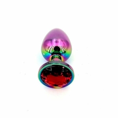 Plug Metal Tornasolado Joya Medium
