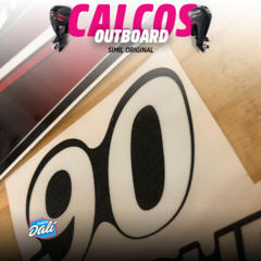 Calcos Outboards Mercury 90 Hp Elpto Año 2005 - 2012 - M 15 en internet