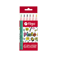 Mini lápices cortos FILGO 6 u.