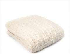 Manta Tejida Shabby Chic - tienda online