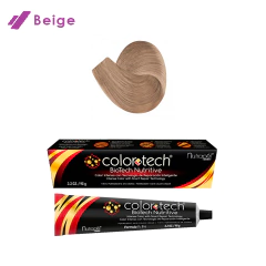 COLOR TECH TINTE PERMANENTE 10.22 RUBIO EXTRA CLARO NACARADO INTENSO 90 G INCLUYE REVELADOR DE COLOR