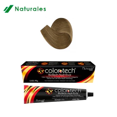 COLOR TECH TINTE PERMANENTE 8 RUBIO CLARO 90 G INCLUYE REVELADOR DE COLOR