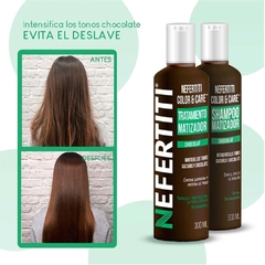 SHAMPOO Y TRATAMIENTO COLOR & CARE CHOCOLAT 300 ML en internet