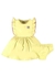 Conjunto Vestido e Calcinha Cotton Boca Grande Amarelo