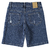 BERMUDA INFANTIL MENINO CINTURA MÉDIA EM MALHA DENIM MALWEE KIDS AZUL na internet