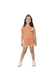 BLUSA INFANTIL MENINA MANGA FRANZIDA LOONEY TUNES® EM ALGODÃO MALWEE KIDS LARANJA - comprar online