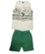 Conjunto Infantil Menino Com Estampa de Skate Tropical