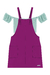Conjunto Juvenil Menina Beats com Sobreposição Elian Roxo