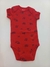 BODY BABY CARTERS CONSTRUÇÃO VERMELHO TAM. 3M