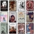 Vintage Pop Singer Canvas Painting, Taylor Swift Album Lover, Midnight Red Art P na internet