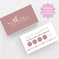 TARJETAS DE FIDELIDAD MOD1