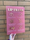 LETRERO LIP FILLER AFTERCARE