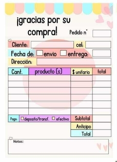 BLOCK NOTAS DE REMISIÓN