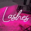 LETRERO NEÓN LASHES