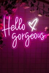 LETRERO NEÓN HELLO GORGEOUS