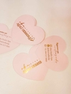 TARJETAS DE PRESENTACIÓN CORAZÓN