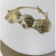 Pulseira Três Rosas