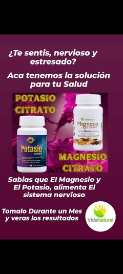 Potasio y Magnesio Citrato - tienda online